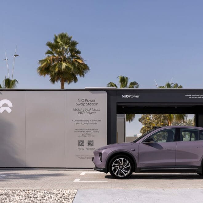تفتتح محطتها الأولى لتبديل الطاقة في الإمارات NIO
