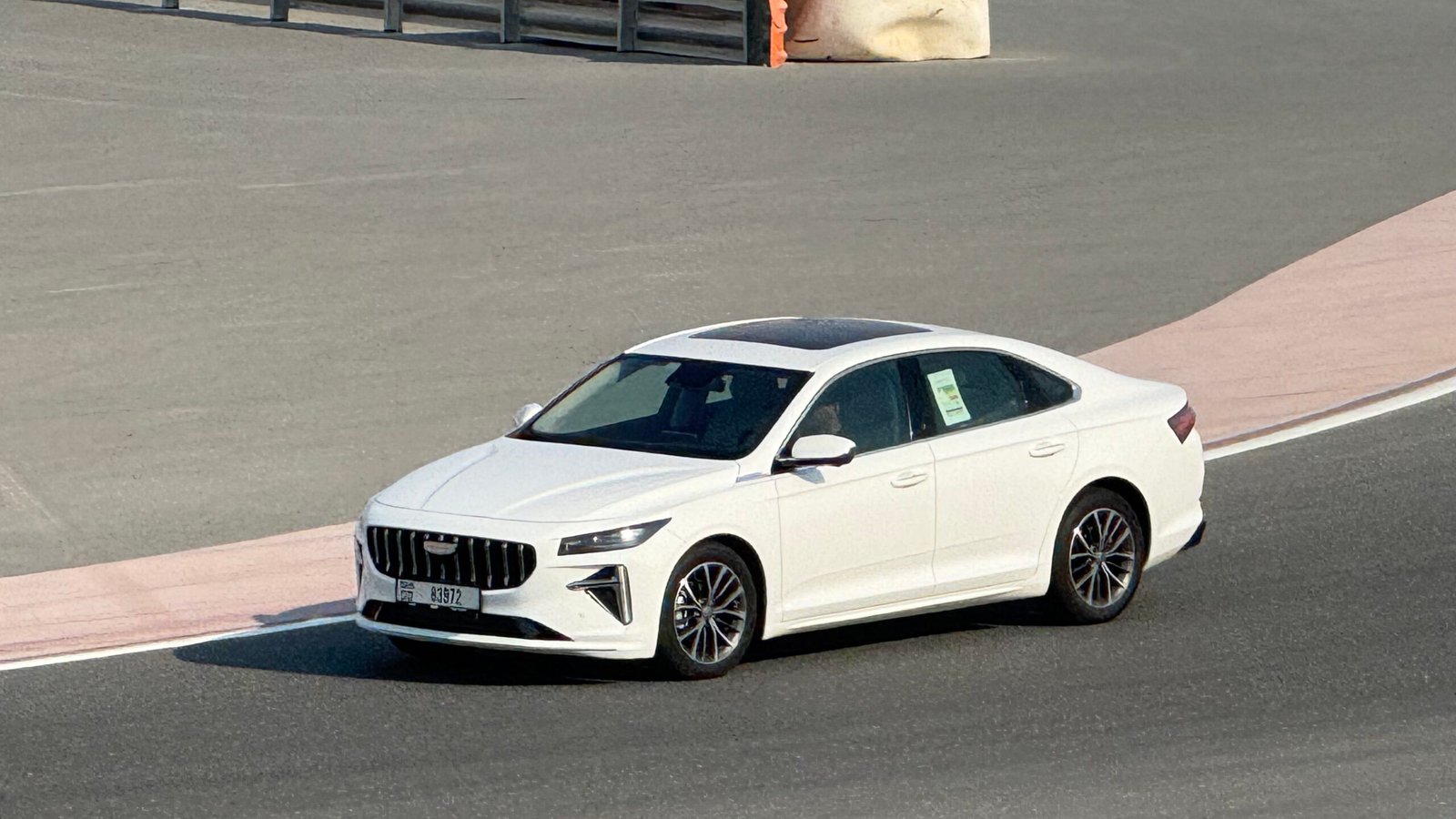 Geely Preface Impresses at Dubai Autodrome Test Drive