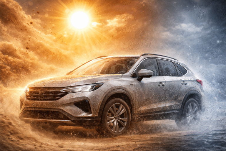 How sand, heat, and humidity affect modern cars