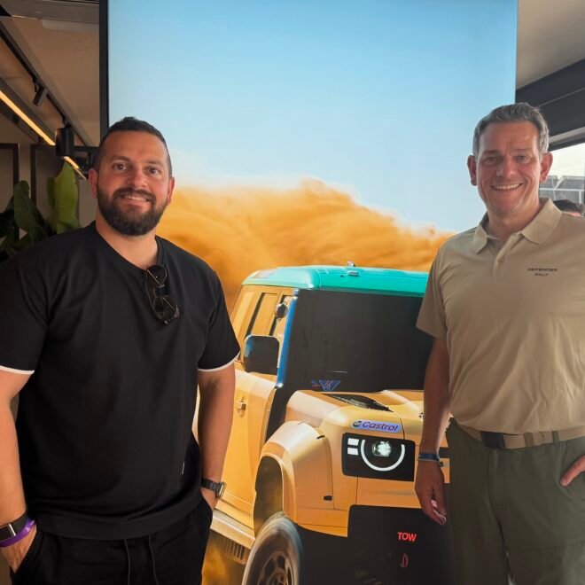 فهد أبو صلاح في حوار مع مارك كاميرون المدير التنفيذي لعلامة ديفندر