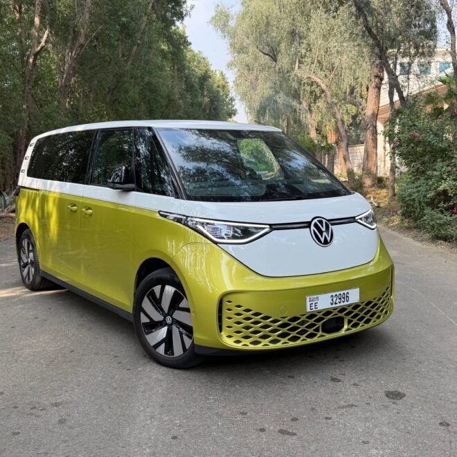 Volkswagen ID. Buzz in Dubai – A Retro EV Turning Heads in the Desert