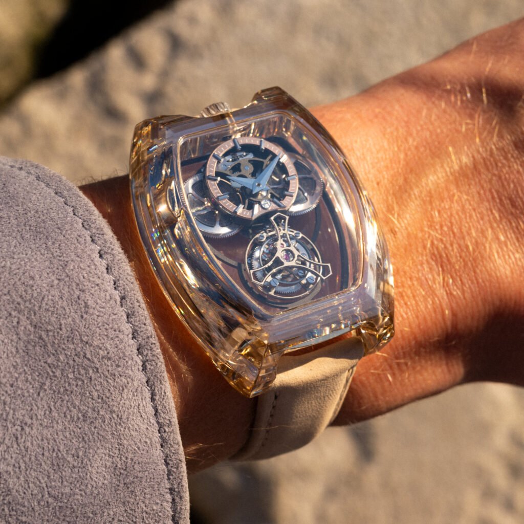 ساعة ArtyA Moissanite Curvy Tourbillon الفاخرة