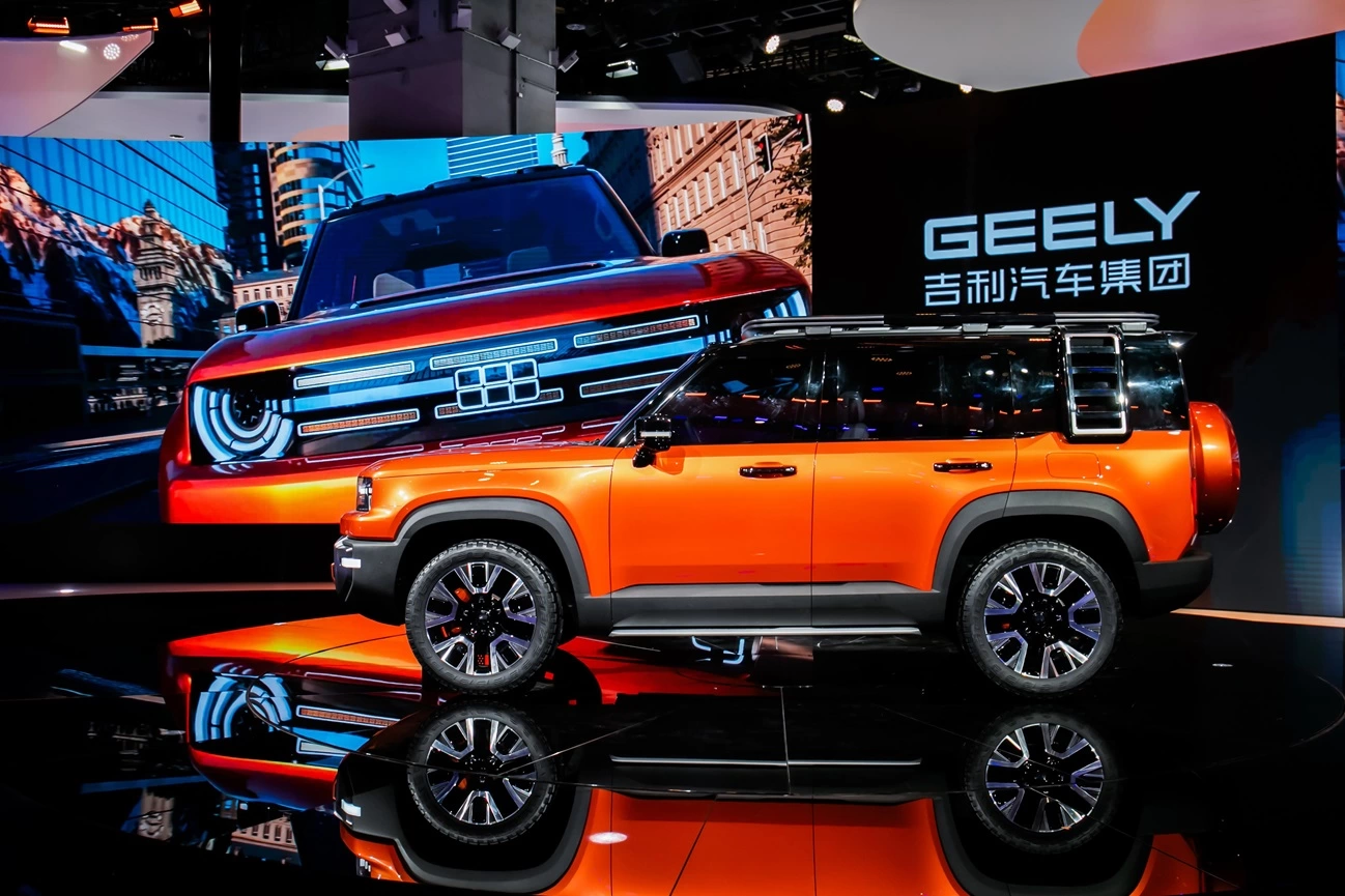 Geely at Berlin auto china