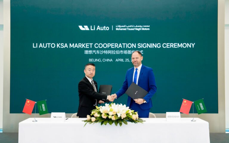Li Auto Officially Signs the Partnership Agreement with UAE’s AI Fahim Motors and Saudi Arabia’s Mohamed Yousuf Naghi Motors.