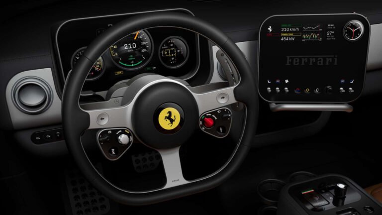 First Ferrari electric car