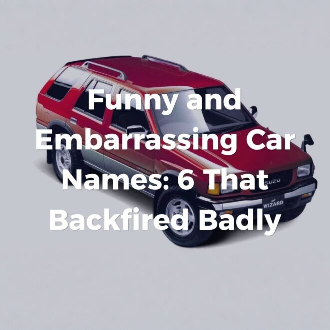Funny and Embarrassing Car Names: 6 That Backfired