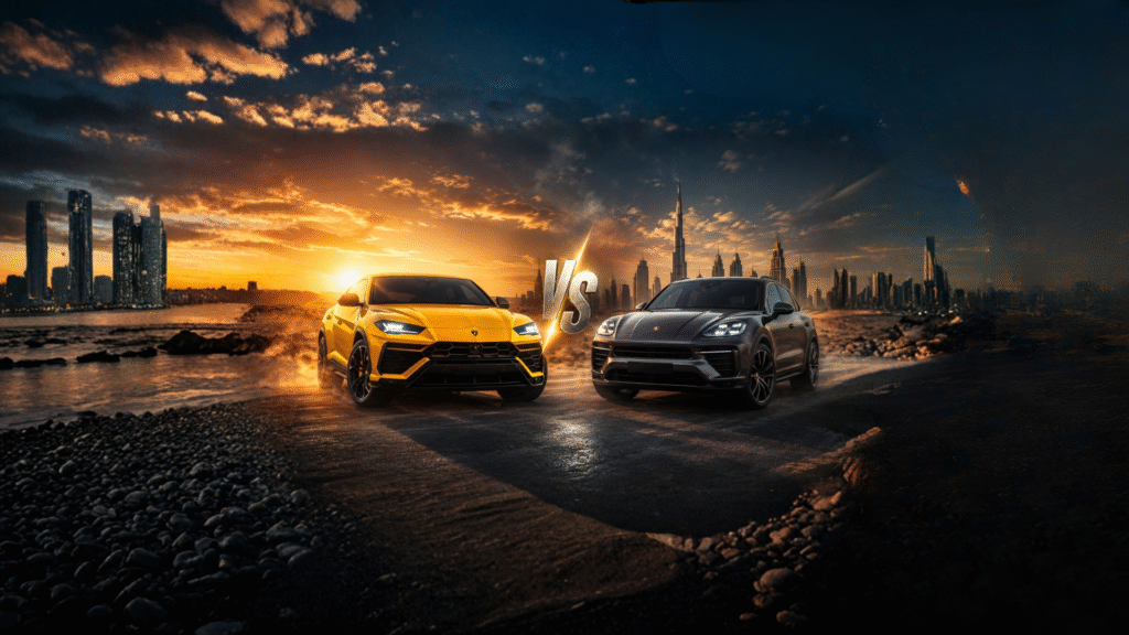 Lamborghini Urus vs Porsche Cayenne Turbo Electric
