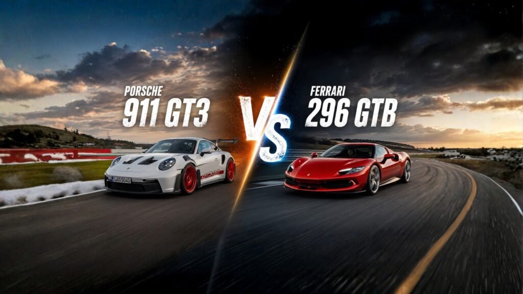 Porsche 911 GT3 vs Ferrari 296 GTB