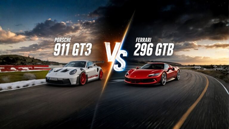 Porsche 911 GT3 vs Ferrari 296 GTB
