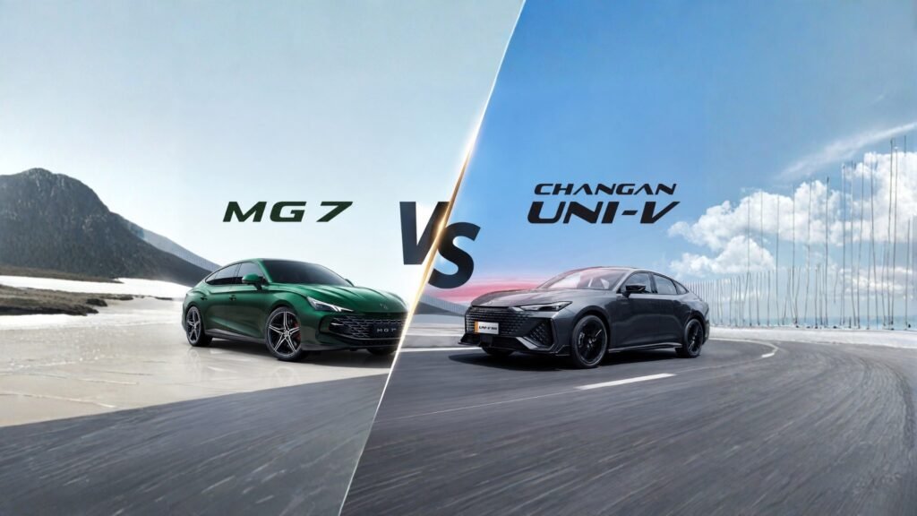 MG 7 vs Changan UNI-V